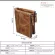 Leather Cowhide RFID WLET MEN CARD WLET SE MENS WLETS LUXURY GESIGNER ZIER CN SE ME VINTAGE BROWN Money Bag