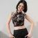 Black crop top, Chinese New Year, Vintage style