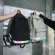 Men's backpack, and female pair, backpack, simple trend, reflect light, travel backpack, large capacity