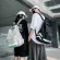 Men's backpack, and female pair, backpack, simple trend, reflect light, travel backpack, large capacity