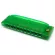 Hohner Harmonic Key C 10 channel HAPPY COLOR HARP - Green Harmonica Key C, Mount Oce