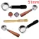 51mm Stainless Steel Coffee Machine Bottomless Filter Portafilter Espresso Coffee Maker Wood Plastic Handle Filter