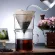1-2Cups Glass Coffee Dripper Engine Style Coffee Drip Filter Cup Permanent Pour Over Coffee Maker with Stand 400ml Cups