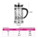1000ml Heat Resistant Glass Body French Pots Stainless Steel Cup Holder Small Diameter Filter Coffee Maker Kitchen Tools