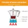 Percolator Dripolator Aluminum Coffee Pot Coffee Maker Percolator Stove Pot 6cup 300ml Coffee Supplies High Quality