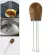 Solid Wood Handle Steel Espresso Tamper Arc-Shaped Stitch Wider Stir Area Leveler Needle Type Powder Distributor