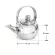 RRS kettle with 14 cm stainless steel filter- Silver