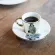 Wad Cho, Espresso coffee set with zebra pattern dish