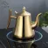 1000/1500ml Stainless Thick Teapot Golden Silver Tea Pot With Infser Coffee Pot Induction Cooker Tea Kettle Water Kettle