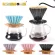 Espresso Coffee Filter Cup Cup Ceramic Origami Pour Over Coffee Maker with Stand V60 Dripper Coffee Accessories