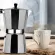Aluminum Italian Moka Pot Espresso Coffee Kettle Sizes 1 2 4 5 6 9 10 3 Cup 50 100 150 300 450 600ml Percollators Stove