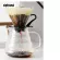 Suit Pour Over Glass Range Coffee Server Carafe Drip Coffee Pot Coffee Kettle Breweer Barista Percolator Clear