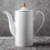 British Afternoon Tea Set Ceramic Golden Tea Pot White European Style High Coffee Pot Filter Porcelain Teapot