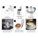 Moka Pot 300ml 6 Cup Stove Espresso Maker With Free Stainless Steel Coffee Clip Spoon Aluminum Silver