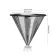 Pour Over Coffee Filter For Drip Coffeemakers Reusable Coffee Filter Strainer Stainless Steel Mesh Cone Coffee Filters