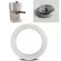 Silicone Seal Ring for Universal Espresso Coffee Machine Accessory Part GS-R003rubber O Ring Seal Gasket Universal Rubber