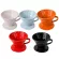 Ceramic Coffee Dripper Engine V60 Steyle Coffee Drip Filter Cup Permanent Pour Over Coffee Maker with Separate Stand for 1-4 Cups