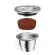 For Nespresso Refillable Capsule Stainless Steel Espresso Cups Reusable Coffee Pods with Tamper Dosing Tool for Lattissima Touch