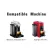 Coffee Capsule Adapter For Convert Nespresso Capsules To Vertuoline Capsules For Use 40ml Espresso Coffee Crema Maker