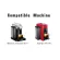 Coffee Capsule Adapter for Convert Nespresso Capsules to Vertuoline Capsules for use 40ml Espresso Coffee Crema Maker