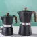 Aluminum Moka Pot Coffee Maker Moka Pot Percolologor Presser Stainless Italian Espresso Brewer for Home Kitchen Utensils