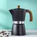 Aluminum Moka Pot Coffee Maker Moka Pot Percolator Presser Stainless Italian Espresso Brewer For Home Kitchen Utensils