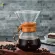 Pour Over Coffee Maker with Borosilicate Glass Manual Dripper Brewer DTT88