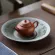 130CC Small Yixing Teapot Handmade Eggshell Shuiping Teapot by Huang Shaotian