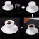 New Creative CPUCCINO COFFEE LATTE TEMPLATE BARISTA STREW PAD DUD DUSTER SPRAFE Art for Milk Cake Cupcake