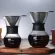 300ml/600ml Heat Resistant Manual Coffee Pot Pot Practical Coffee Maker Pperless Reusable Stainless Steel Filter Glass Coffee Pots