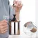 Creative Stainless Steel Milk Frother Pump Coffee Mixer Milk Foamer Home Cappuccino Latte Double Mesh Delicate Foam Diy Tools