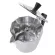 Moka Stove Coffee Maker Aluminum Pot French Mocha Espresso Percolator Pot Manual Maker Mocha Pot 1cup/3cup/6cup/9cup/12cup