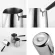 Moka Durable Turkish Coffee Pot Induction Cooker Teapot Kettle Gas Stove Heating Stainless Steel