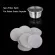 Filter Mesh Cover Rings Part Compatible with Dolce Gusto Food Grade Stainless Steel Refillable Capsules DIY COFFEE MAGER
