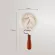 Reusable Flannel Fabic Coffee Filter for Drip Coffee Maker Handmade Cloth Coffee Strainer Wood Handle With Metal Ring