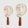 Reusable Flannel Fabic Coffee Filter for Drip Coffee Maker Handmade Cloth Coffee Strainer Wood Handle With Metal Ring