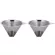 2pcs Coffee Filter Tea Separator Funnel Double-Layer Filter Hand-Punched Coffee Sn Soy Milk Tea Filter