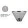 2pcs Coffee Filter Tea Separator Funnel Double-Layer Filter Hand-Punched Coffee Sn Soy Milk Tea Filter