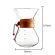 1pc 400ml Pour Over Coffee Dripper Manual Coffee Maker Paperless Stainless Steel Filter Glass Carafe Pot Percolators