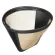 Useful Reusable 10-12 Cup Coffee Filter Permanent Cone-Style Coffee Maker Machine Filter Gold Mesh With Handle Cafe Coffees Tool