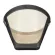 Useful Reusable 10-12 Cup Coffee Filter Permanent Cone-STYLE COFFEE MACER MACCER GOLD MESH with Handle Cafe Coffee Coffee