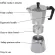 Classic Stove Espresso Machine Can Provide Strong Espresso Classic Espresso Moka Pot Aluminum Silver