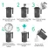 French Press Coffee Pot Barista Stainless Steel Cafetieres Coffee Tea Filter Coffeeware Plunger Pitcher Maker Coffee Accessories