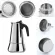 Coffee Makers Italian Moka Espresso Cafeteira Expresso Percolator Stove Stainless Steel Coffee Filter Maker Kettle Pot