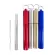 Portable Stainless Steel Telescopic Drinking Strawl Strawel Straw Reusable Straw with 1 Brush and Carry Case