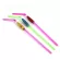 50pcs/pack Plastic Straws Craft Straws Party Supplies Fluorescent Umbrella Party Disposable Features Straw