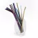 Colorful Reusable Metal Straw with Cleaner Brush High Quality 4PCS/Pack Drinking Straws 304 Stainless Steel Straight Bent Party