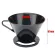Reusable Plastic Coffee Cone Cone Cone Coffee Filder Holder Pour Over Coffee Cup Dripper Mesh Strainer with Measuring Spoon Coffeewa