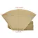 101 102 4.5cm 5.0cm 40 PCS "V" Shape Coffee Cup Filter Paper Espresso Machine Mocha Pot Strainer Sheet