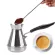 European Long Handle Moka Pot Stainless Steel Butter Melting Pot Latte Milk Frothing Coffee Toroid Pitcher Cafetire